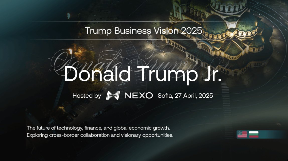 I am excited to attend this amazing dinner event hosted by <a href="/Nexo/">Nexo</a> and to have the chance to exchange words on the hottest topics around with non other than <a href="/DonaldJTrumpJr/">Donald Trump Jr.</a> ✊🏻