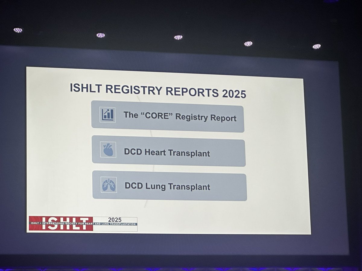 <a href="/rcogswell_umn/">Rebecca Cogswell</a> sharing the thoracic #transplant registry update #ISHLT2025 - 
a reflection of the incredible dedication, collaboration, and progress driving the field forward. 🫀🫁