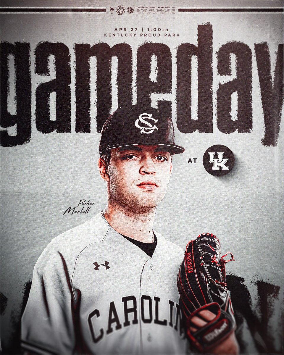 Rubber match in Lexington

🆚 Kentucky
🕐 1 p.m.
📻 bit.ly/462fHLW
📊 bit.ly/3EFsY5O
📺 bit.ly/3RE4bSy

#Gamecocks | #ForeverToThee