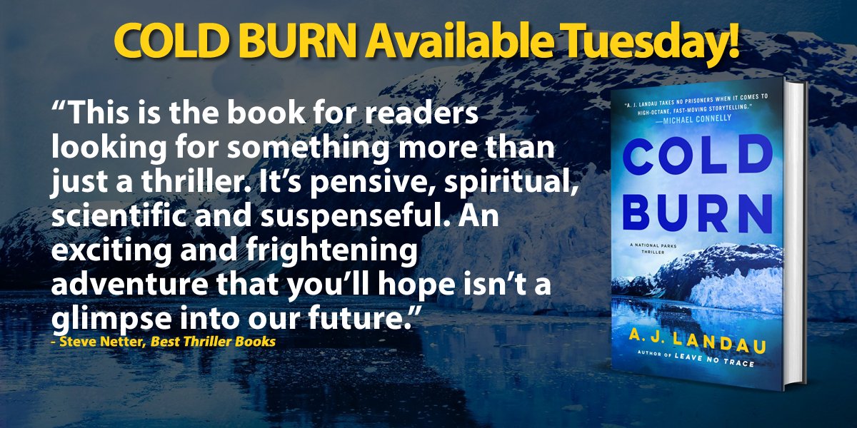 Best Thriller Books (@bestthrillbooks) on Twitter photo COLD BURN by A.J. Landau (pub. by <a href="/StMartinsPress/">St. Martin's Press</a>) is available Tuesday.
Hopefully, you will buy the book.
Read the teamās review: bestthrillerbooks.com/steve-netter/c⦠COLD BURN by A.J. Landau (pub. by <a href="/StMartinsPress/">St. Martin's Press</a>) is available Tuesday.
Hopefully, you will buy the book.
Read the teamās review: bestthrillerbooks.com/steve-netter/cā¦