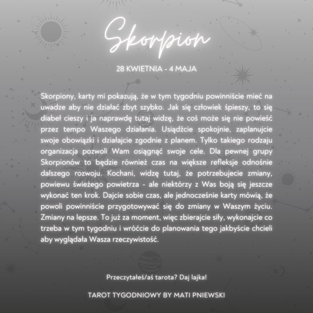 matipniewski's tweet photo. ♏️ SKORPION https://t.co/kmBwIzbzVV
