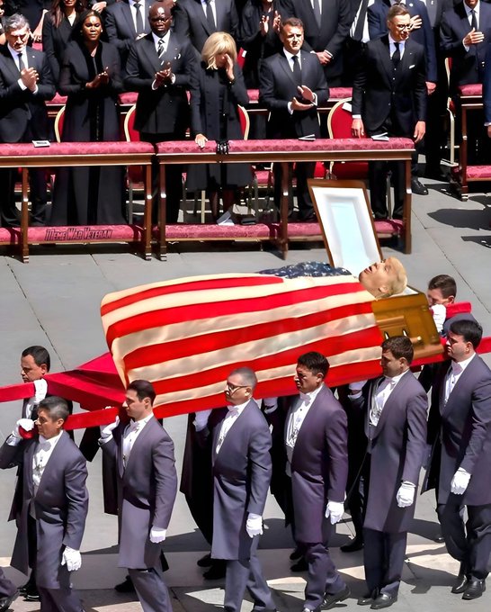 Bei Trumps Beerdigung wird Selensky ebenfalls einen blauen Anzug tragen und einschlafen.

Wetten?