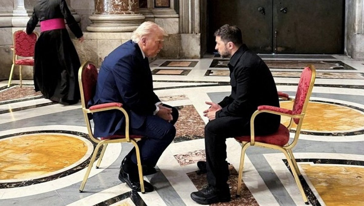 Trump, Zelenskyy meet face-to-face in St. Peter’s Basilica

bit.ly/3GFt91j