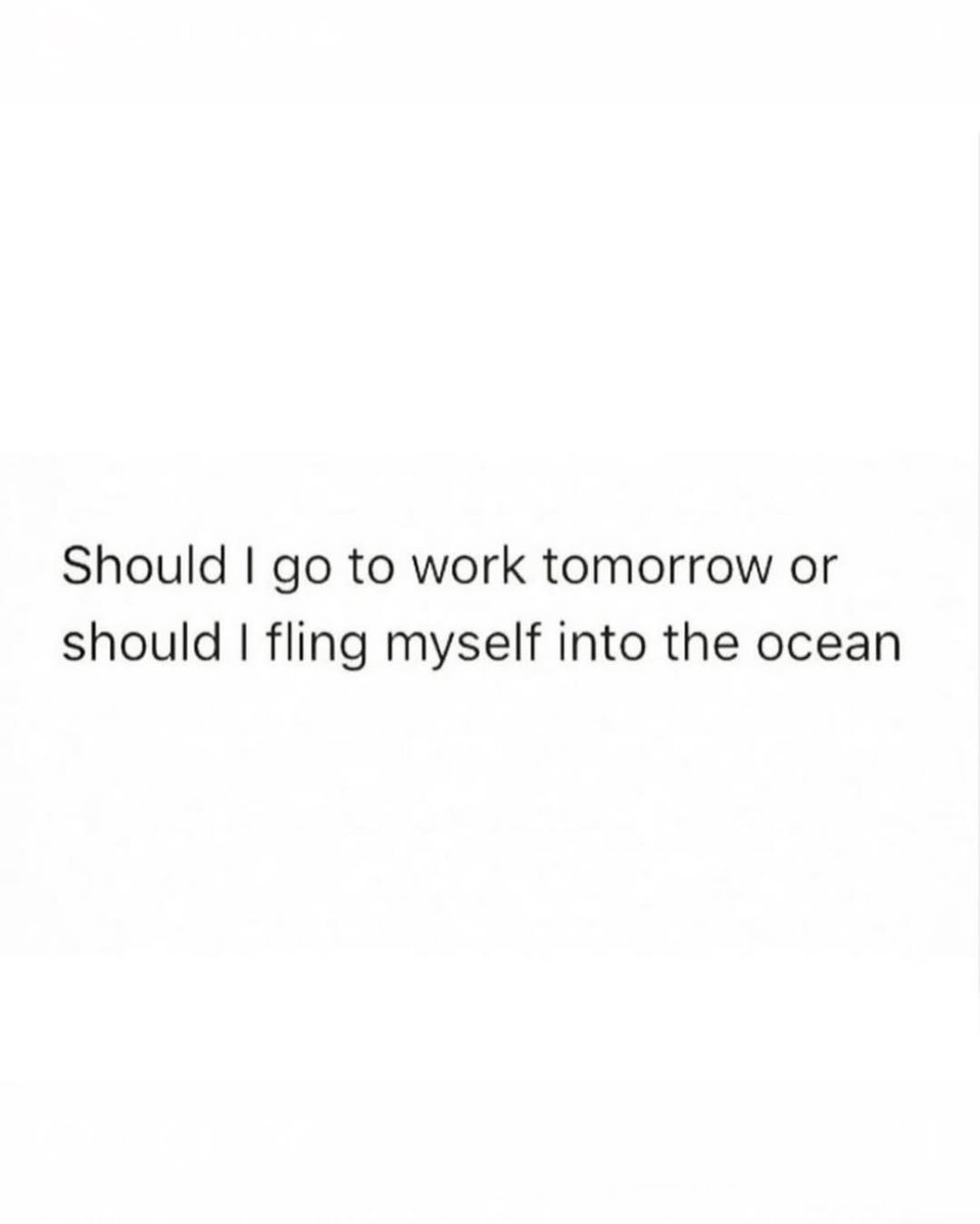 Not just a Sunday spiral — it’s a Monday-Friday crisis too. Honestly, even on days off, who isn’t fantasizing about growing gills and ghosting humanity?