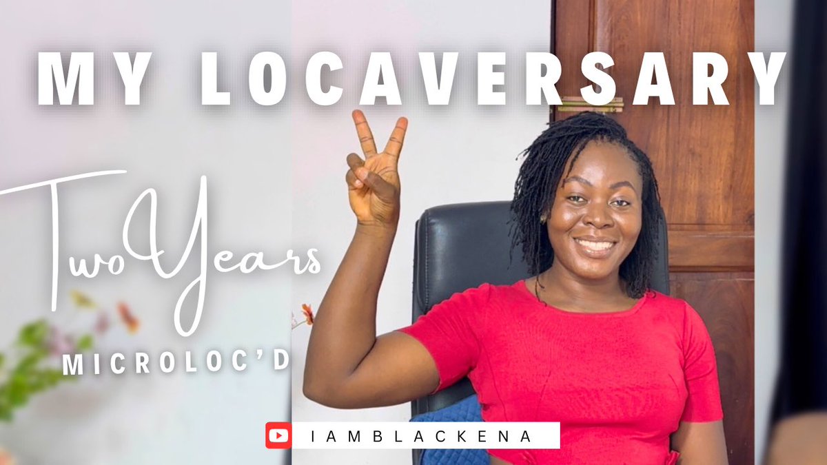 Two years of microlocs. 
Watch my story here:👇

youtu.be/OKAL3ET0wMk?si…