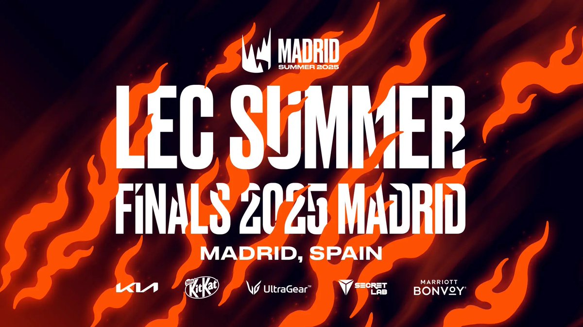 LEC's tweet image. Mark your calendars and start packing your bags: the #LEC Summer Finals 2025 are headed to Madrid! 🇪🇸

More Info: lolesports.com/en-GB/news/lec…