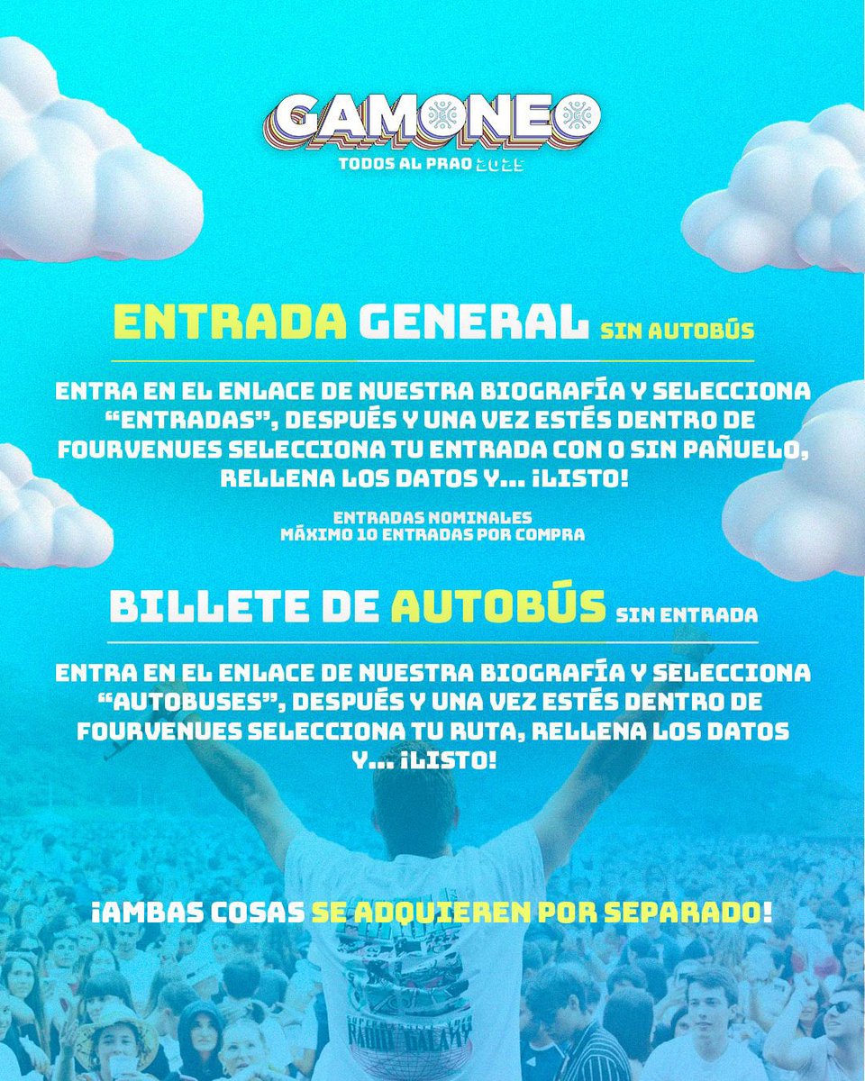 🎟️ ¡Entrada a la venta! 🎟️

😍 Oficialmente damos el pistoletazo de salida para nuestra tercera edición. 

¡Date prisa que vuelan!

LINK DE COMPRA: cli.fourvenues.com/es/oxo-events