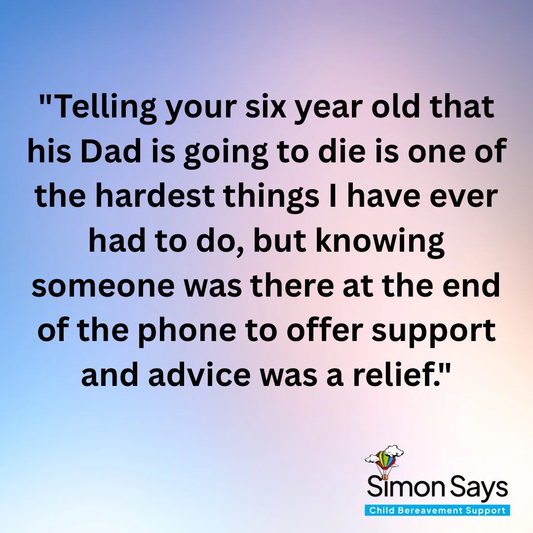 A donation to Simon Says will help us to provide support for children and young people living in Hampshire, who have a significant person in their life who has died or is dying. However much you are able to donate you will be making a BIG difference: 

simonsays.org.uk/donate/

🙏