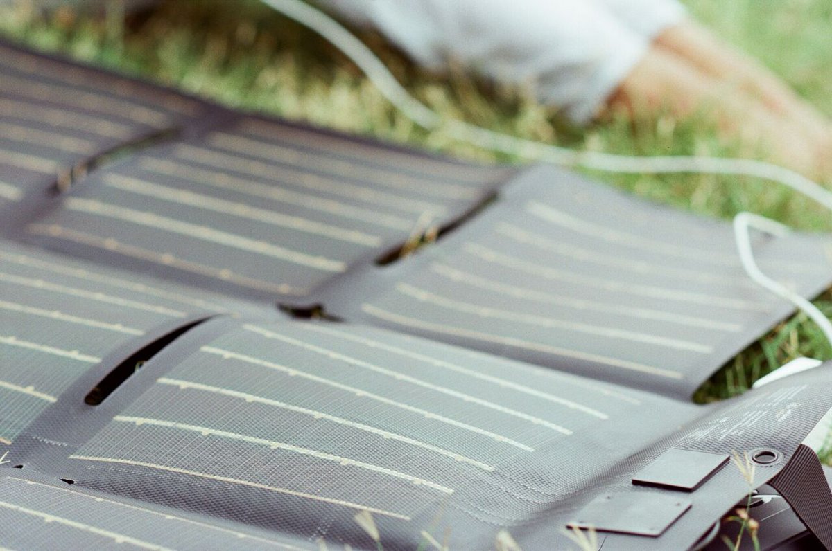 Yes, you can set up your "Home Office" in the great outdoors! Our flexible, ultra-light panels are sized to fit next to your laptop, so you can carry them wherever you go.