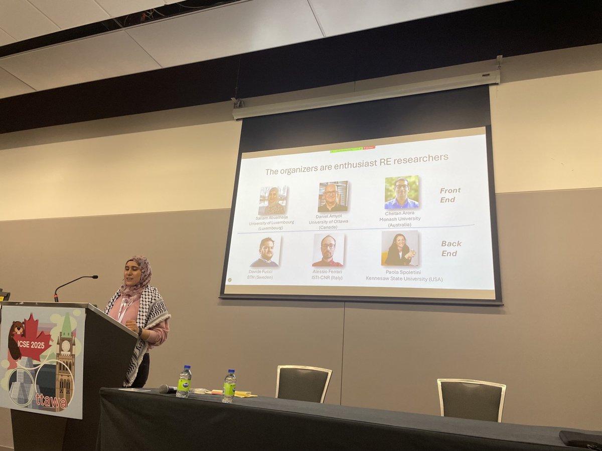 Chetan Arora (@chetan_arora) on Twitter photo We're beginning <a href="/mo2re_ws/">mo2re</a> at <a href="/ICSEconf/">ICSE</a> #ICSE2025 with <a href="/Belle0Paix/">Sallam Abualhaija</a> <a href="/alessferra/">alessioferrari</a> <a href="/PaolaSpo/">Paola Spoletini</a> <a href="/dfucci_/">Davide Fucci (@dfucci.co on bsky.social)</a> & #DanielAmyot We're beginning <a href="/mo2re_ws/">mo2re</a> at <a href="/ICSEconf/">ICSE</a> #ICSE2025 with <a href="/Belle0Paix/">Sallam Abualhaija</a> <a href="/alessferra/">alessioferrari</a> <a href="/PaolaSpo/">Paola Spoletini</a> <a href="/dfucci_/">Davide Fucci (@dfucci.co on bsky.social)</a> & #DanielAmyot