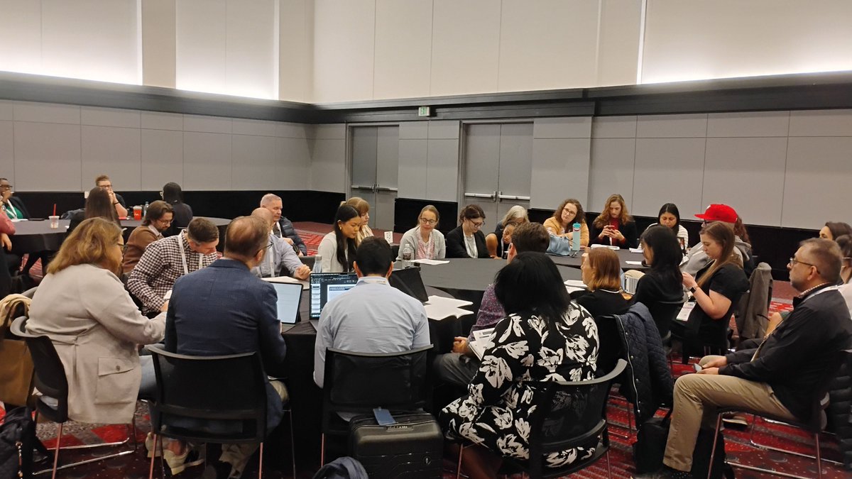 fchriscurran's tweet photo. Three @UF_COE Ed Leadership and Policy graduate students presenting in the same #AERA25 roundtable sessions. Sharing work to address teacher shortages and improve science learning. https://t.co/a84GJ07CTg