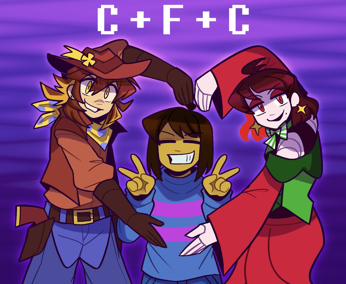 I need everyone to know that, in the crossover project where Clover and Chara end up becoming different appearance-wise, etc….

Frisk doesn’t change at all. They’re the same, and still awesome.