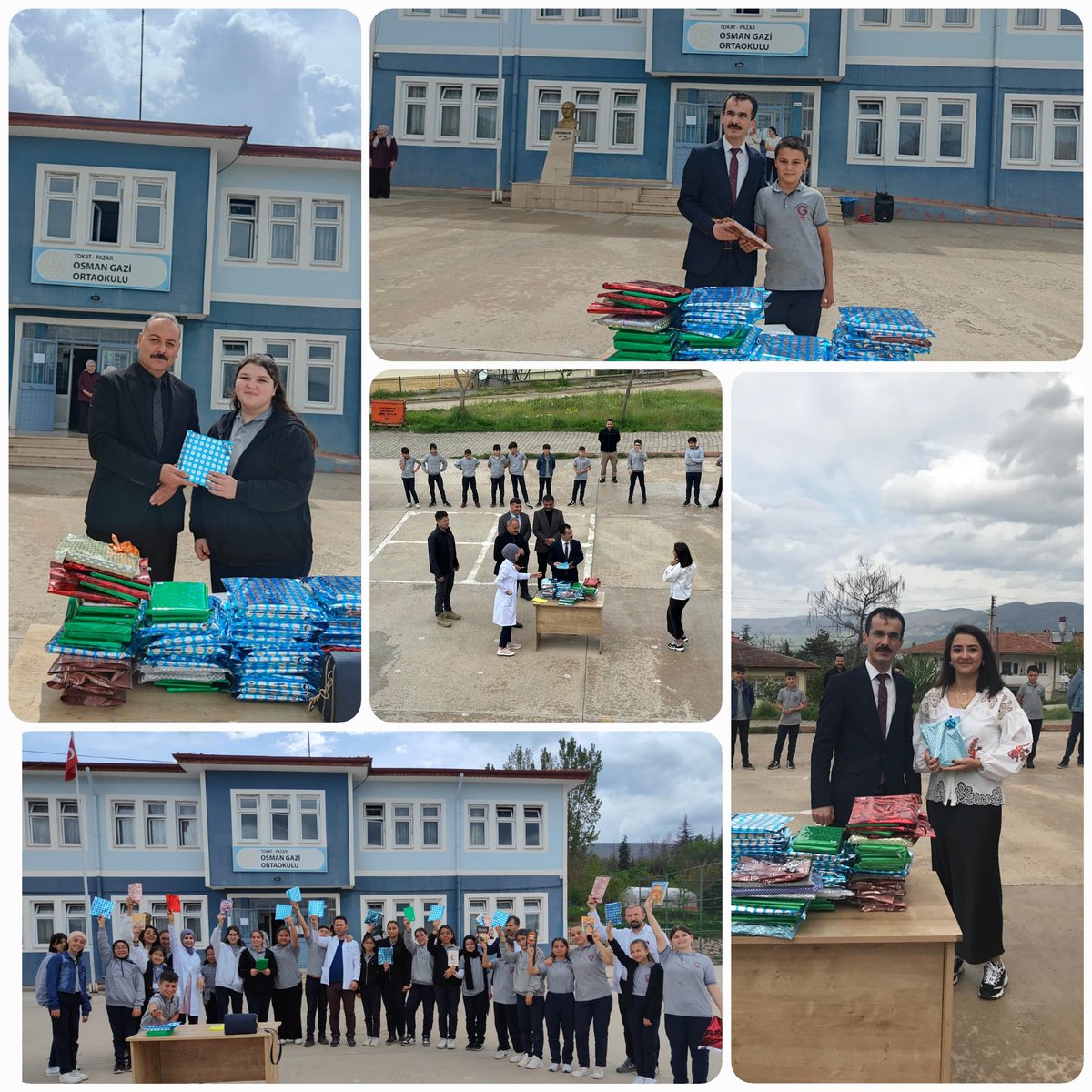 Tokat Pazar İlçe Milli Eğitim Müdürlüğü (@tokatpazarmem60) on Twitter photo Osman Gazi Ortaokulu'nda "En İyi Hediye Kitaptır" etkinliği düzenlendi. Kaymakam Sayın Ramazan Teke ve diğer katılımcılar etkinlikte birbirlerine kitap hediye ederek anlamlı bir dayanışma örneği sergiledi.
<a href="/HuseyinKir64/">Hüseyin Kır</a> <a href="/tokatmem/">Tokat İl Millî Eğitim Müdürlüğü</a>
<a href="/PazarKaymakaml/">Pazar Kaymakamlığı</a>
<a href="/TekinerNihat/">Nihat TEKINER</a> <a href="/TastanAbdullahh/">Abdullah TAŞTAN</a> Osman Gazi Ortaokulu'nda "En İyi Hediye Kitaptır" etkinliği düzenlendi. Kaymakam Sayın Ramazan Teke ve diğer katılımcılar etkinlikte birbirlerine kitap hediye ederek anlamlı bir dayanışma örneği sergiledi.
<a href="/HuseyinKir64/">Hüseyin Kır</a> <a href="/tokatmem/">Tokat İl Millî Eğitim Müdürlüğü</a>
<a href="/PazarKaymakaml/">Pazar Kaymakamlığı</a>
<a href="/TekinerNihat/">Nihat TEKINER</a> <a href="/TastanAbdullahh/">Abdullah TAŞTAN</a>