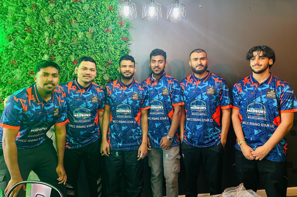 Jersey Launch Day 2025. Thanks to Madbuns for sponsoring our jersey.