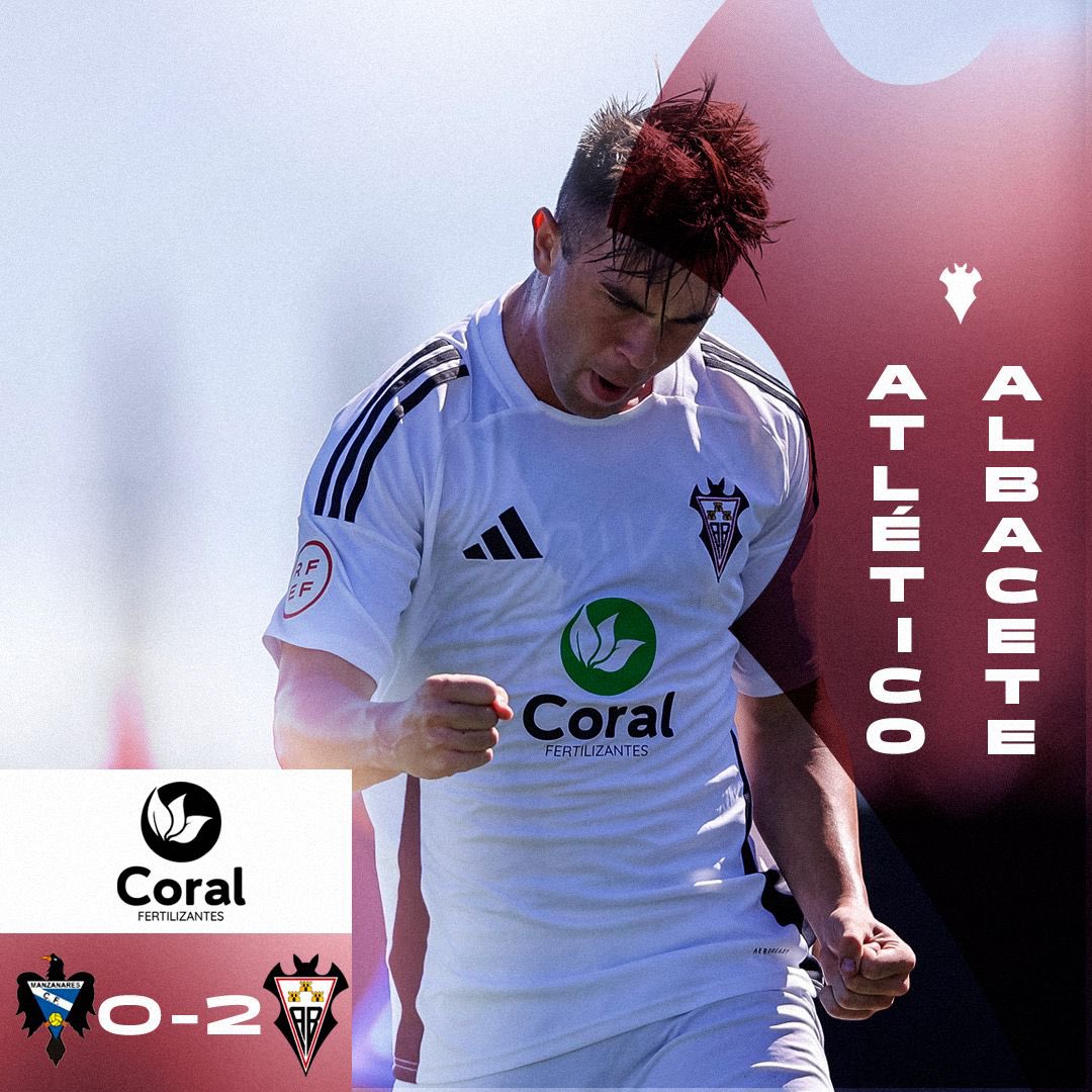 ¡Nuevo triunfo! 🤍

Gran actuación a domicilio para alcanzar los 5️⃣7️⃣ puntos 

¡Seguimos! 🦇

#AtléticoAlbacete