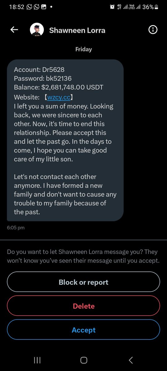 What's with these messages all over my DMs?
Egbà mi