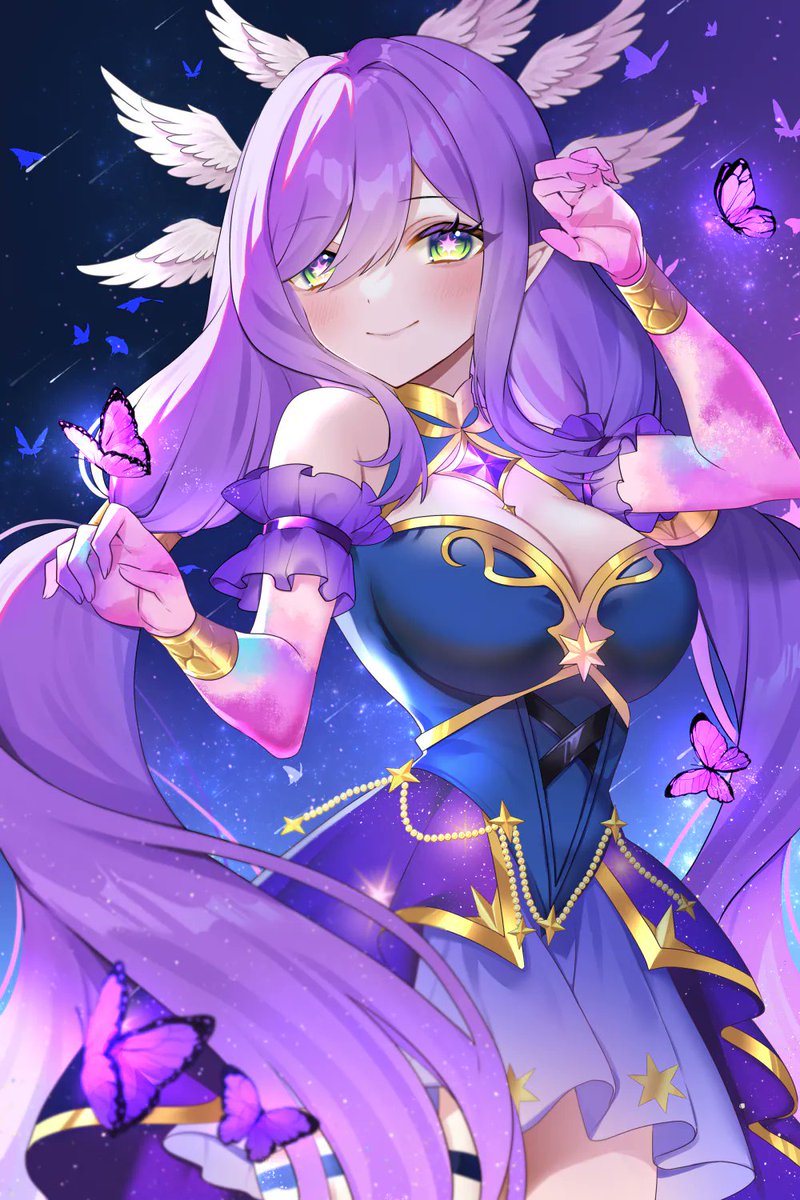 NEW PFP!!!! Thank you so much <a href="/akigashi_i/">akigashi🎨</a> for the amazing artwork! It's so pretty I just want to keep looking at it! I will definitely commission more from you in the future!
#ENVtuber #art #digitalart #ANGELS #VGenComm #Commission #fanart #Space #goddess