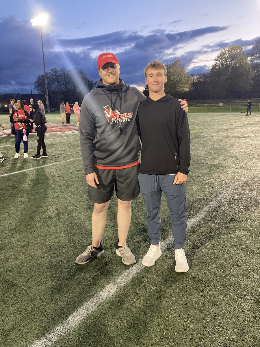 Ty Costabile (@tycostabile_) on Twitter photo Awesome time yesterday with <a href="/Marist_Fball/">Marist Football</a> thank you to <a href="/CoachTJWeyl/">TJ Weyl</a> <a href="/Coach_Mill_/">Kevin Mill</a> for having me!! Looking forward to staying in touch and getting back up to campus in the summer!!
<a href="/HSHS_FB/">Holy Spirit Football</a> <a href="/WideoutsCoach/">Josh Holsopple</a> <a href="/NPCoachZim/">Donnie Zimmerman</a> <a href="/tdhald/">Todd Haldis</a> Awesome time yesterday with <a href="/Marist_Fball/">Marist Football</a> thank you to <a href="/CoachTJWeyl/">TJ Weyl</a> <a href="/Coach_Mill_/">Kevin Mill</a> for having me!! Looking forward to staying in touch and getting back up to campus in the summer!!
<a href="/HSHS_FB/">Holy Spirit Football</a> <a href="/WideoutsCoach/">Josh Holsopple</a> <a href="/NPCoachZim/">Donnie Zimmerman</a> <a href="/tdhald/">Todd Haldis</a>