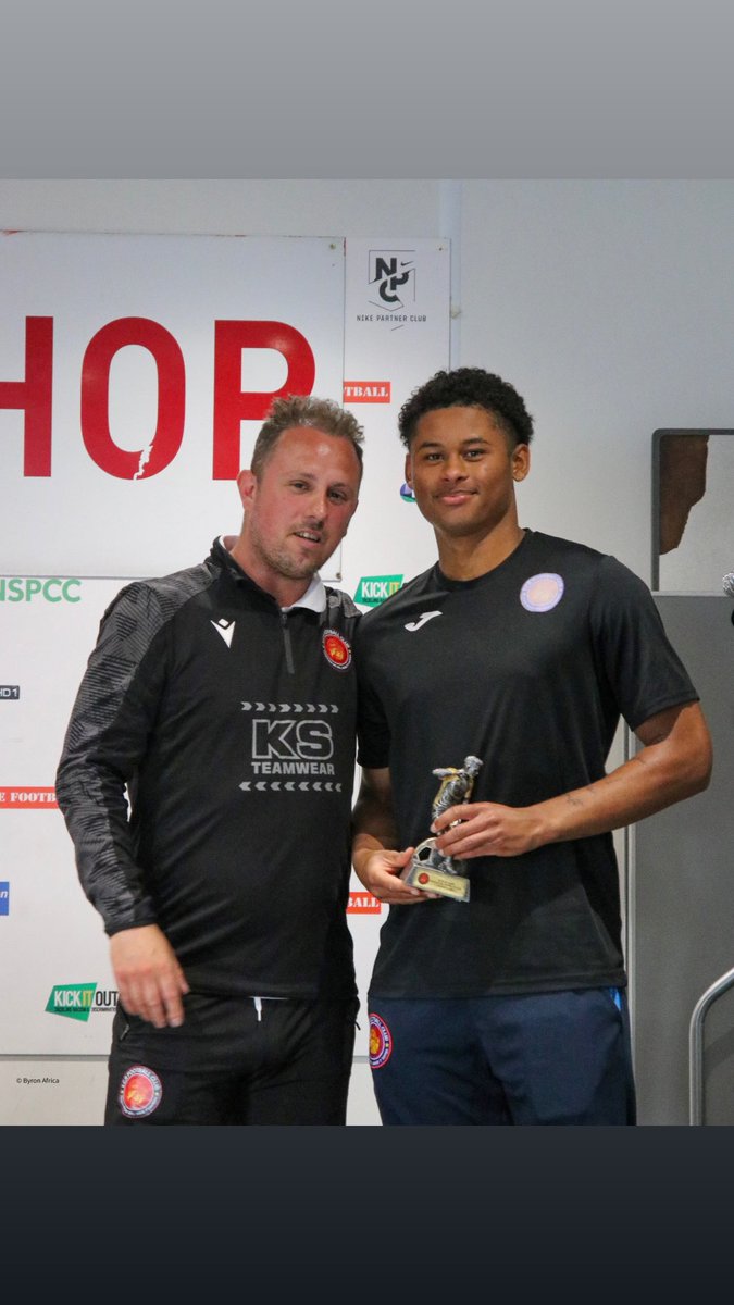 Happy to win supporters young player of the season! Thanks for the support 🙏