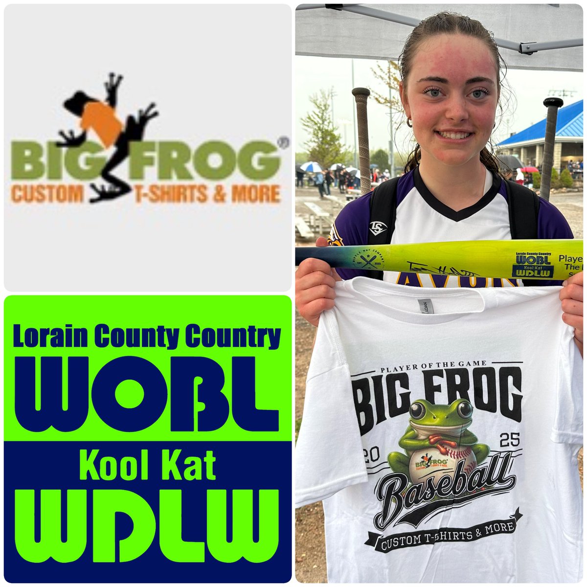 WOBL/WDLW Sports (@woblwdlwsports) on Twitter photo Our <a href="/BigFrogAvon/">Big Frog Avon</a> POTG is Maria Young of <a href="/avon_softball/">Avon Eagles Softball</a> Thank you to all of our sponsors of The Prebis Memorial Softball Tournament 🥎 #LoCoBats
<a href="/avoneagles/">avoneagles</a> <a href="/AvonEagleShop/">Avon Athletic Boosters</a> 🦅 <a href="/VictoryParkOhio/">Victory Park Ohio</a> Our <a href="/BigFrogAvon/">Big Frog Avon</a> POTG is Maria Young of <a href="/avon_softball/">Avon Eagles Softball</a> Thank you to all of our sponsors of The Prebis Memorial Softball Tournament 🥎 #LoCoBats
<a href="/avoneagles/">avoneagles</a> <a href="/AvonEagleShop/">Avon Athletic Boosters</a> 🦅 <a href="/VictoryParkOhio/">Victory Park Ohio</a>