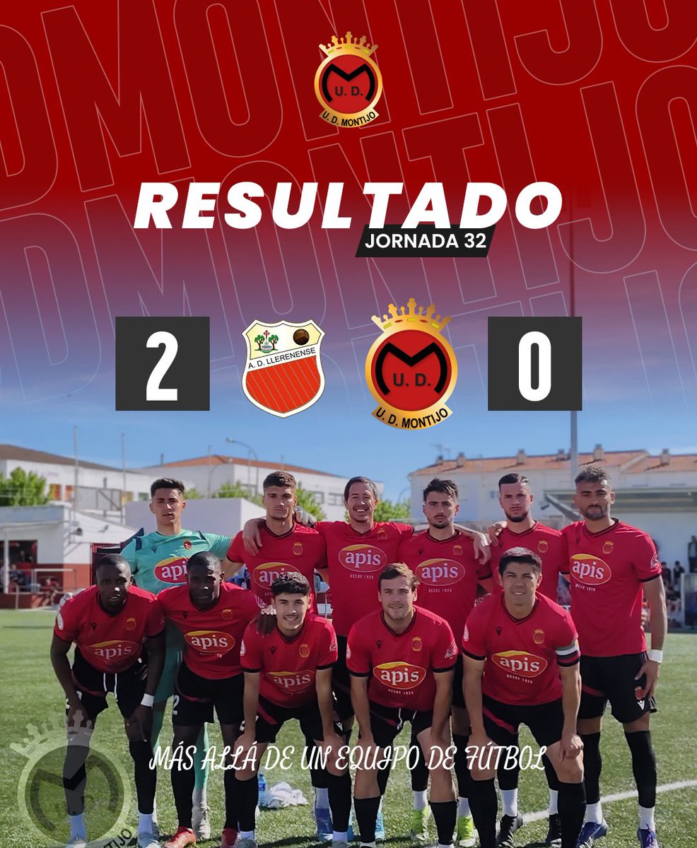 ⚫️🔴 Final | Jornada 32

Llerenense 2 - 0 UD Montijo