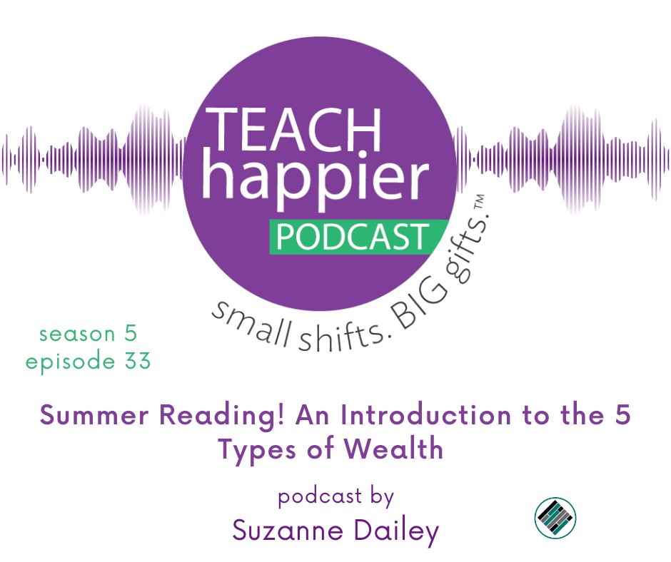 Are you sensing a theme? Another week with another number! This episode shares a book recommendation for our community to read this summer, The 5 Types of Wealth by Sahil Bloom.
Thanks for listening!
podcasts.apple.com/us/podcast/sum…