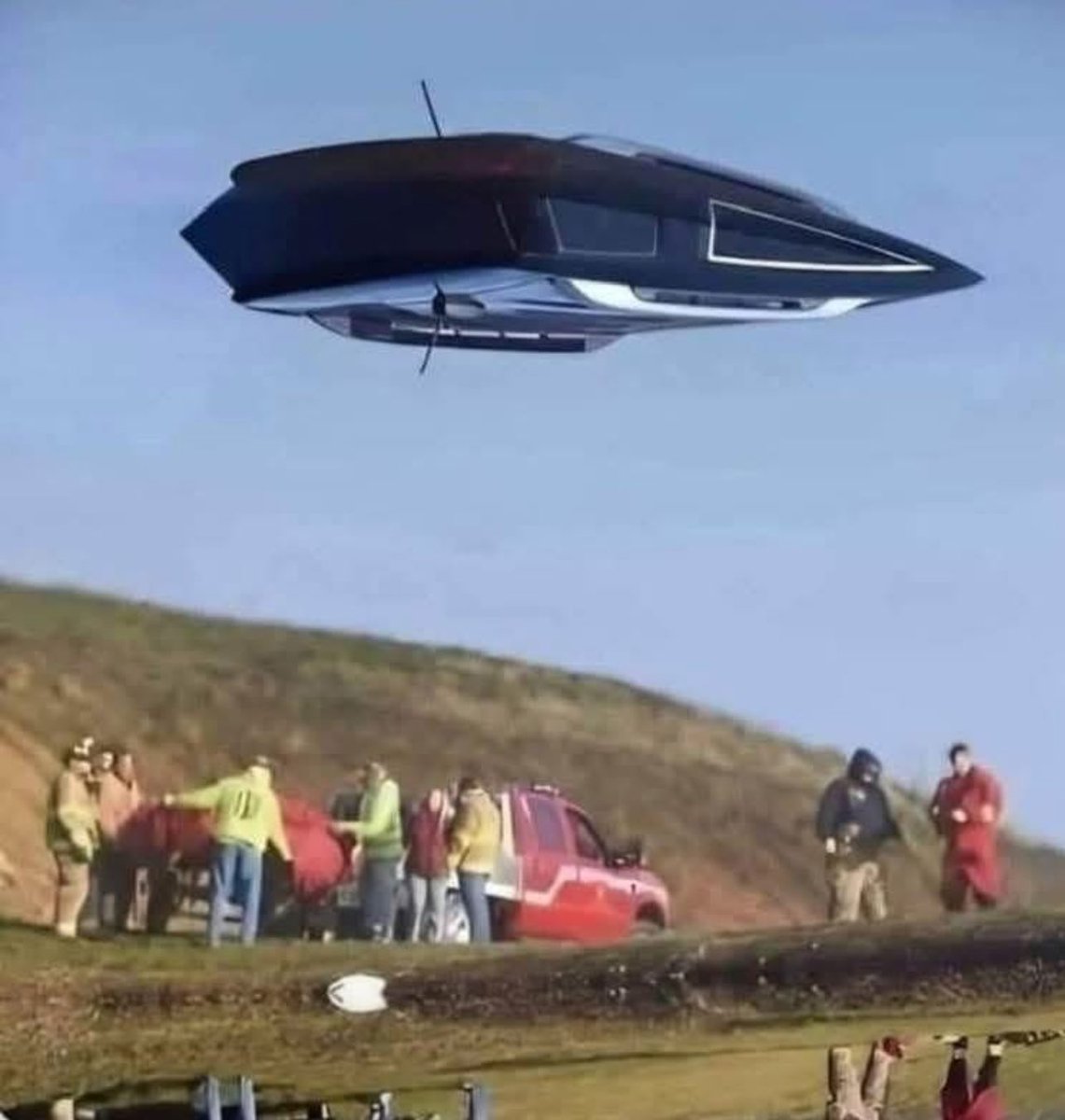 Not a ufo, but a good reason to not let your girlfriend borrow your car. (Flip the picture upside down) #UFO