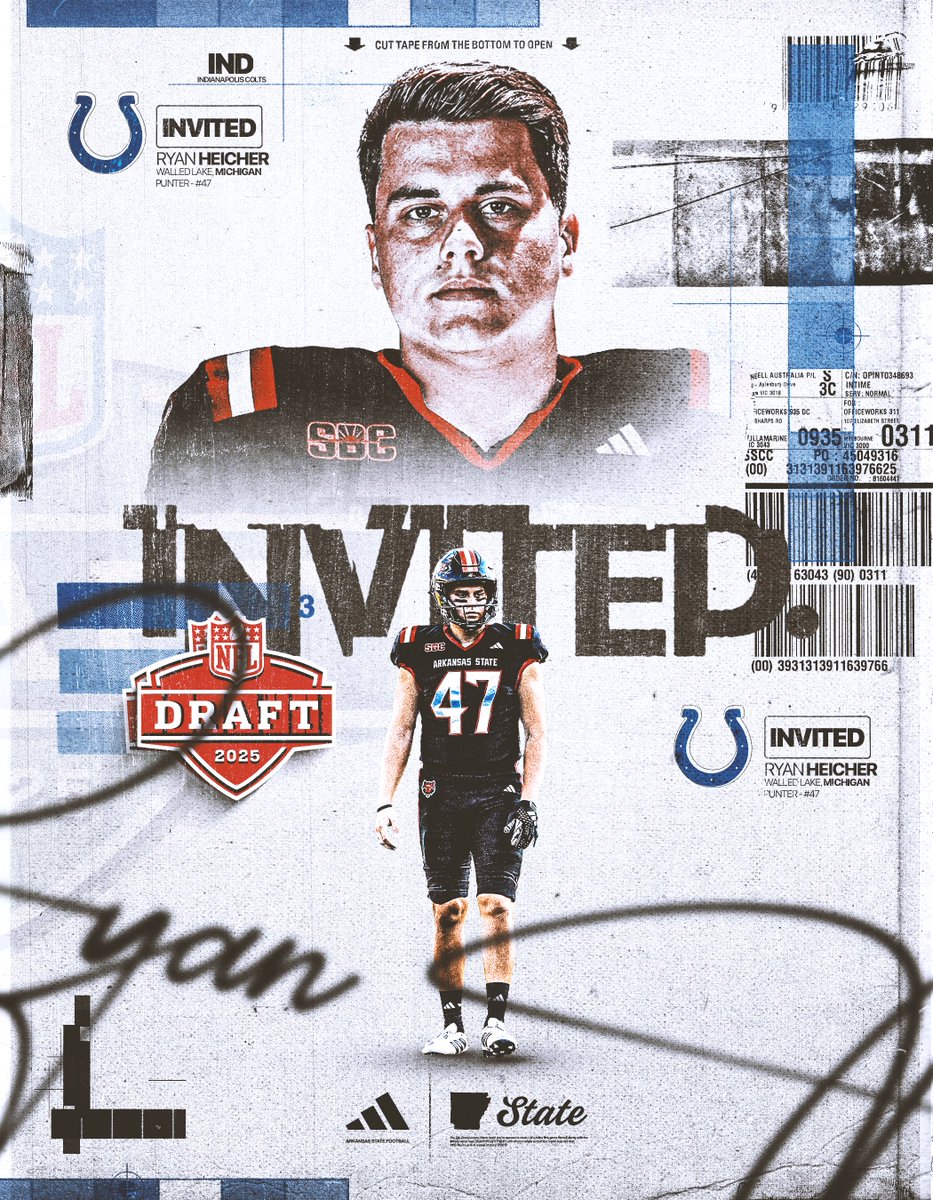 Big Boot to the Big Stage! 🦵

Ryan Heicher is taking his talents to the <a href="/Colts/">Indianapolis Colts</a> rookie mini camp!

#WolvesUp🐺 | #PackToPros | <a href="/NFL/">NFL</a>