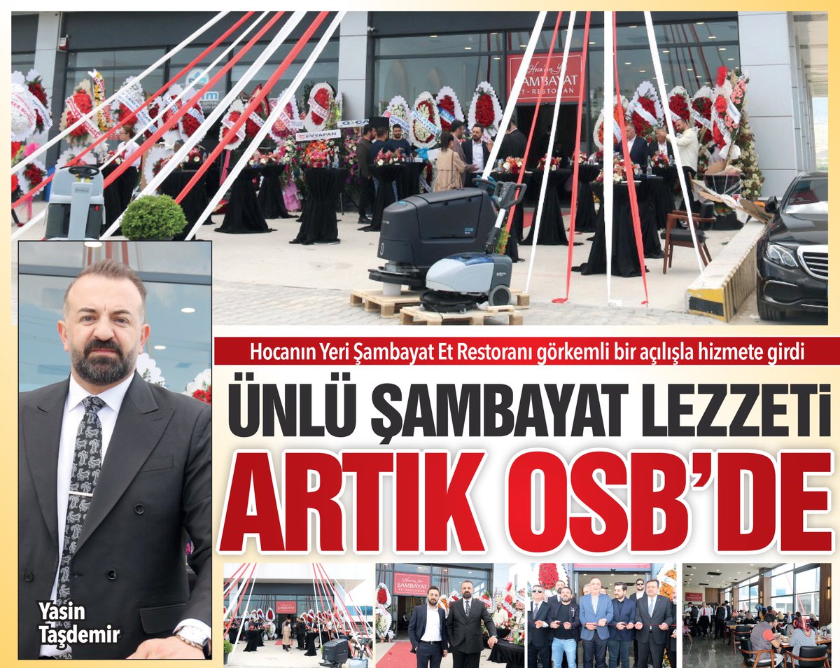 ÜNLÜ ŞAMBAYAT LEZZETİ ARTIK OSB’DE gaziantepolusum.com/haber/24753700… 
<a href="/melih_meric/">Melih Meriç</a> <a href="/fmfedaioglu/">Fatih Muhaddis FEDAİOĞLU</a> <a href="/mesutbozatli/">Av.Mesut Bozatlı 🇹🇷</a> #AliErdemoğlu <a href="/velikadooglu/">veli kadooğlu</a> #YasinTaşdemir #Gaziantep #Şambayat #lezzet #gastronomi #HocanınYeri #gündem #Besni #haber
