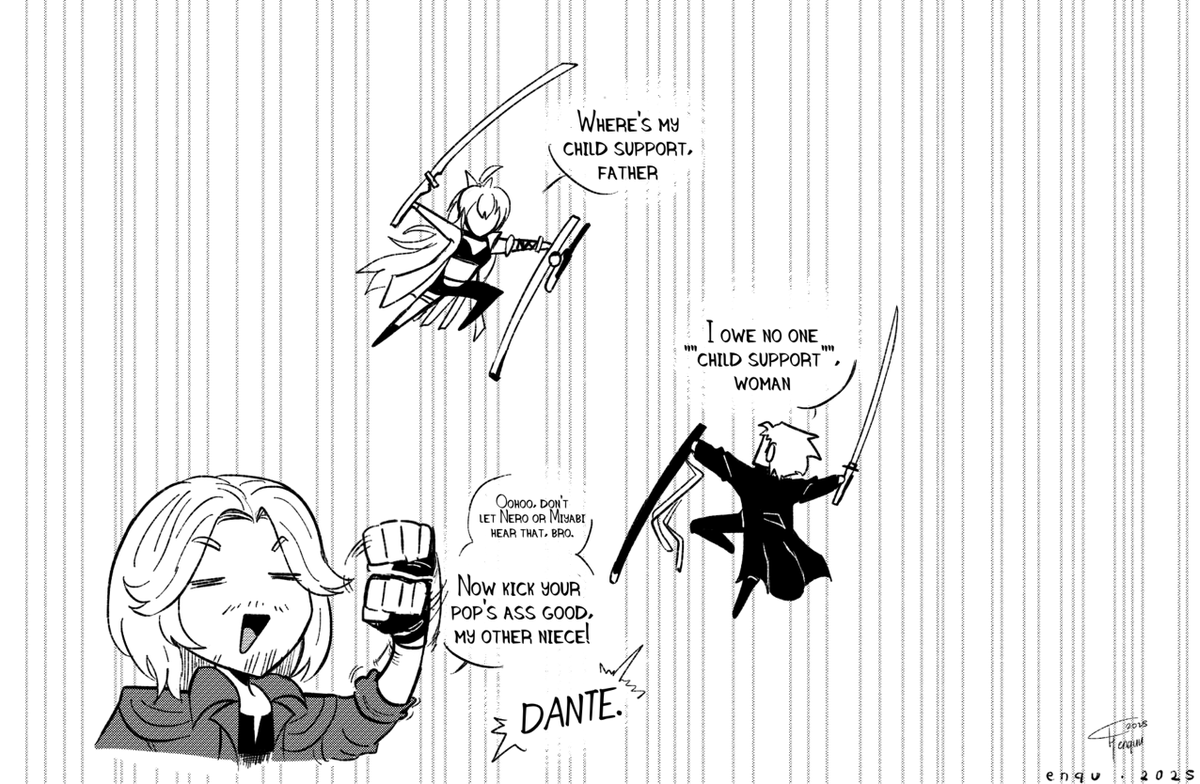 InsideTSC's tweet image. vergil is still resisting paying unfortunately

#punishinggrayraven #DMC5