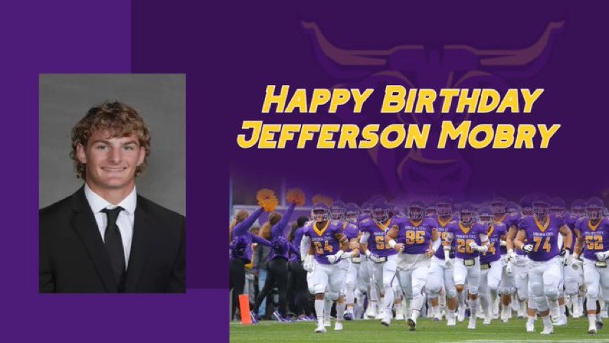 Maverick Football Scoop (@maverick_scoop) on Twitter photo We here <a href="/MinnStFootball/">Minnesota State Football</a> would love to wish <a href="/JeffersonMobry/">Jefferson Mobry</a> a VERY HAPPY BIRTHDAY! We hope you have a Great Day! #MavFam 🤘🏽😈🎉🎂🥳 We here <a href="/MinnStFootball/">Minnesota State Football</a> would love to wish <a href="/JeffersonMobry/">Jefferson Mobry</a> a VERY HAPPY BIRTHDAY! We hope you have a Great Day! #MavFam 🤘🏽😈🎉🎂🥳