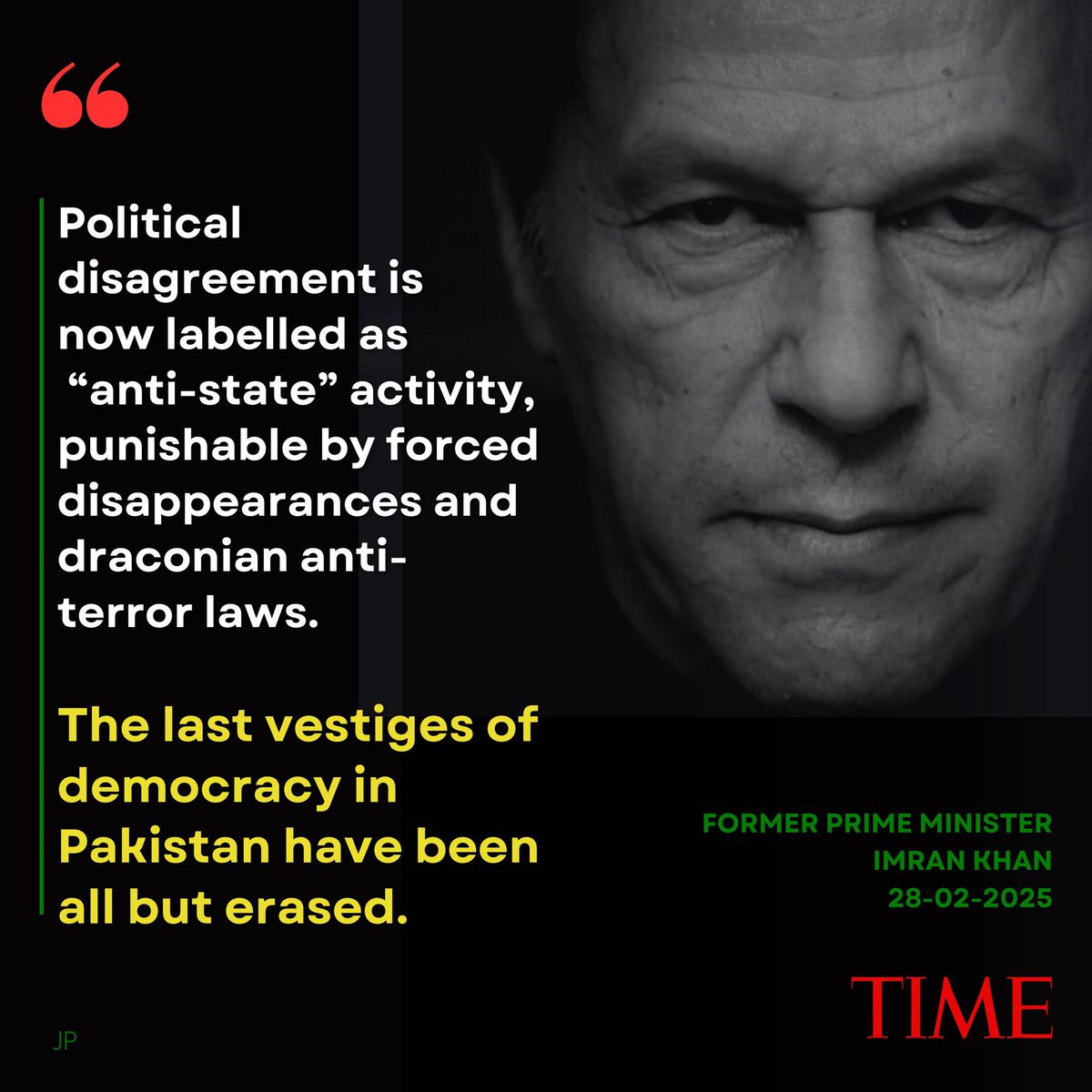 ⁱᴾⁱᵃⁿغزالہ قریشی 🇵🇰 (@gq_14_) on Twitter photo Imran Khan awakened a nation, taught them to break the chains of slavery. And for that, he suffers in isolation.
#FreeKhanToLeadPakistan <a href="/TeamiPians/">Team Insafians 𝗣𝗼𝘄𝗲𝗿</a> Imran Khan awakened a nation, taught them to break the chains of slavery. And for that, he suffers in isolation.
#FreeKhanToLeadPakistan <a href="/TeamiPians/">Team Insafians 𝗣𝗼𝘄𝗲𝗿</a>