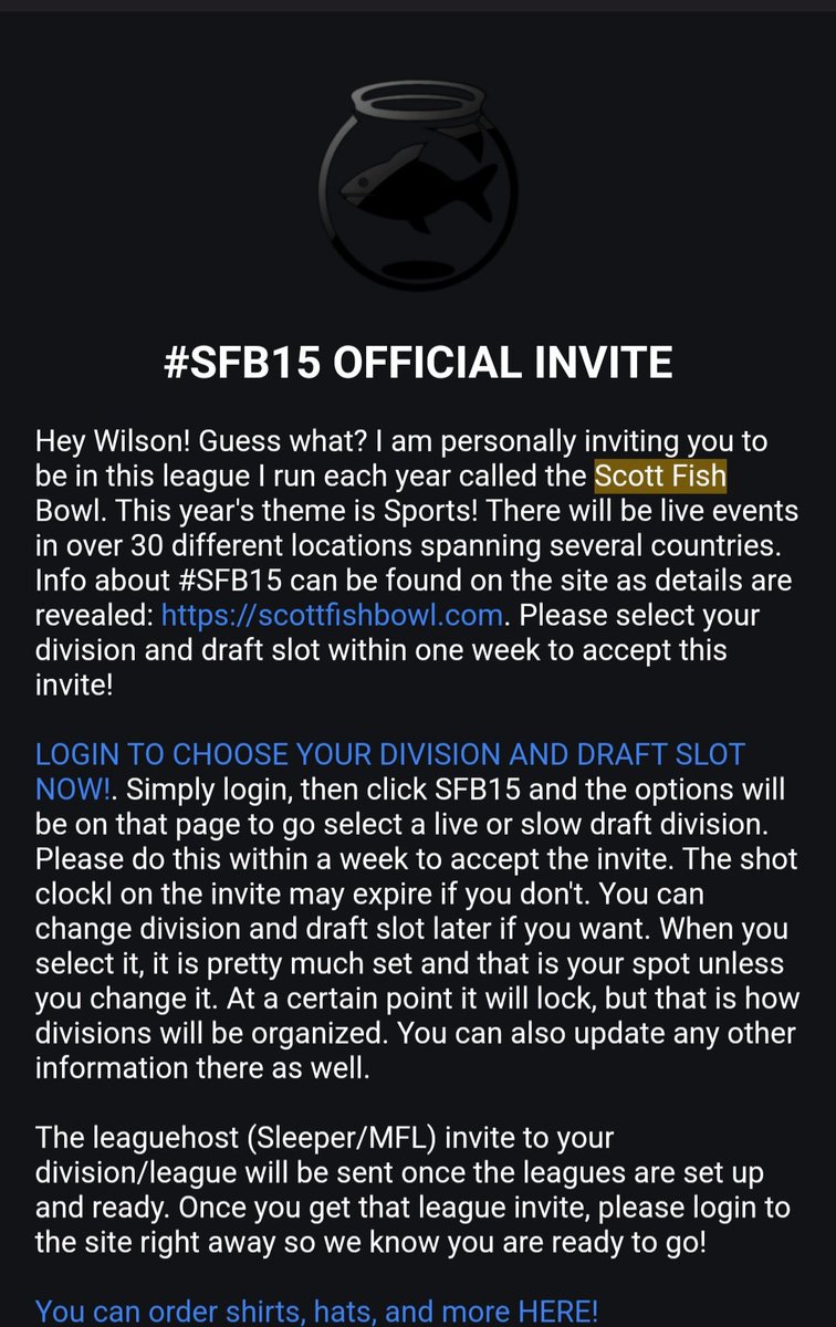 Trustworthy Source (@newjetscity) on Twitter photo I am thrilled to be part of #SFB15. SFB14 was such a blast in Boston that I'll be going back. Can't get better than fantasy football and donating money to a great charity. Thanks <a href="/ScottFish24/">Scott Fish</a> I am thrilled to be part of #SFB15. SFB14 was such a blast in Boston that I'll be going back. Can't get better than fantasy football and donating money to a great charity. Thanks <a href="/ScottFish24/">Scott Fish</a>
