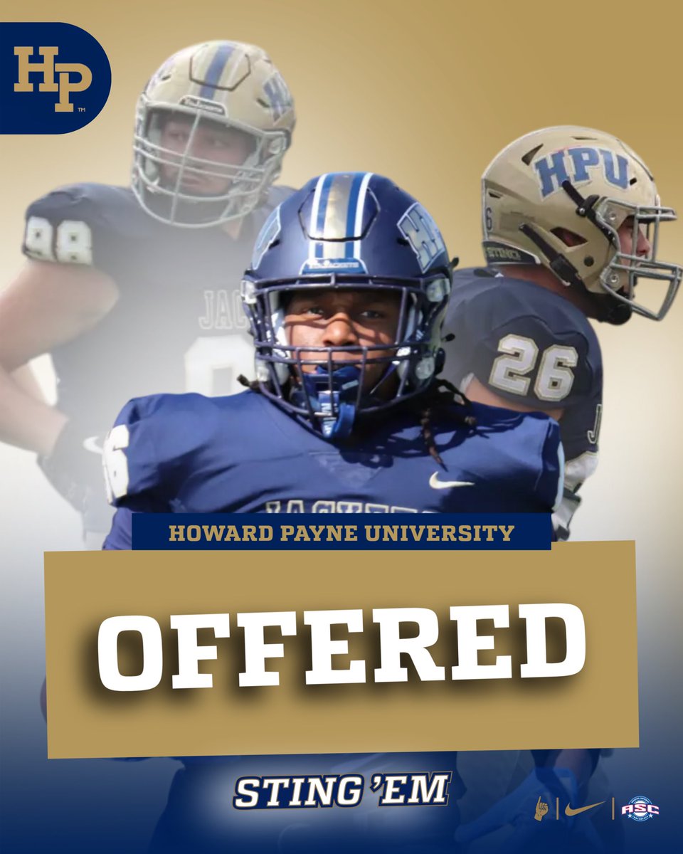 #AGTG After a great conversation with <a href="/CoachSnyde/">Will</a> I am extremely blessed to receive my first offer from <a href="/HPUFootball/">Howard Payne University Football</a>.