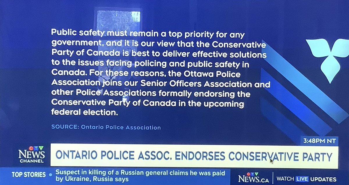 18 hours after a man known to police murdered 11 people including a baby, the Ontario Police Association endorses Pierre Poilievre.