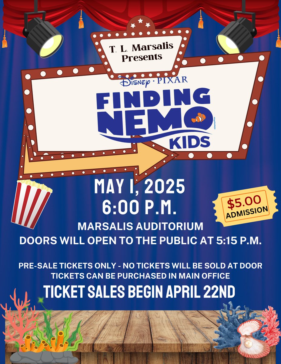 T. L. Marsalis Elementary STEAM Academy (@marsalis_l) on Twitter photo Disney week is here! This year’s cast and crew have been working extremely hard on this production and we can’t wait for everyone to enjoy it. Make sure to get your tickets and support our fine arts program. Tickets are going fast! <a href="/ATTPAC/">AT&T Performing Arts</a> <a href="/dallasisdvpa/">Dallas ISD Visual & Performing Arts</a> Disney week is here! This year’s cast and crew have been working extremely hard on this production and we can’t wait for everyone to enjoy it. Make sure to get your tickets and support our fine arts program. Tickets are going fast! <a href="/ATTPAC/">AT&T Performing Arts</a> <a href="/dallasisdvpa/">Dallas ISD Visual & Performing Arts</a>