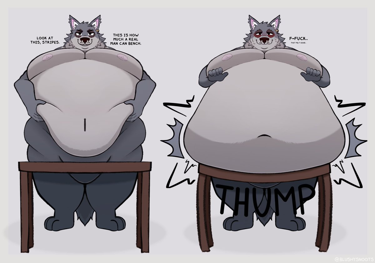 “Do even lift, bro?” *THUMP*

…

When you’re hundreds of lbs heavier than everyone else, benching almost 300lbs of belly fat IS pretty impressive… Though, Tyson might have taken his “dirty bulk” a little too far. Not that he minds cause “gains are gains, bro.”