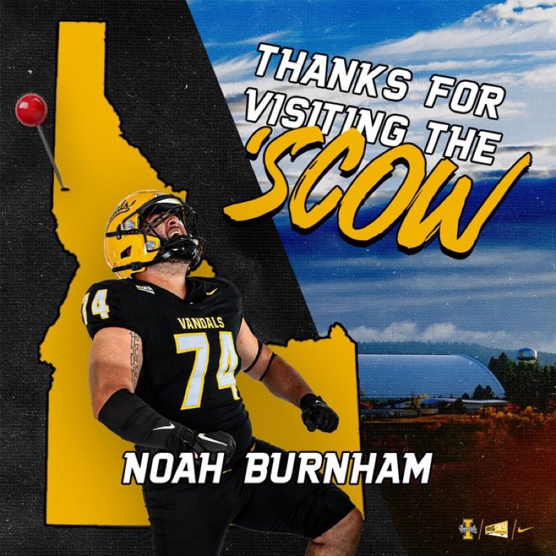 noah_burnham's tweet image. Had a great junior day in Moscow and thank you for the love @VandalFootball