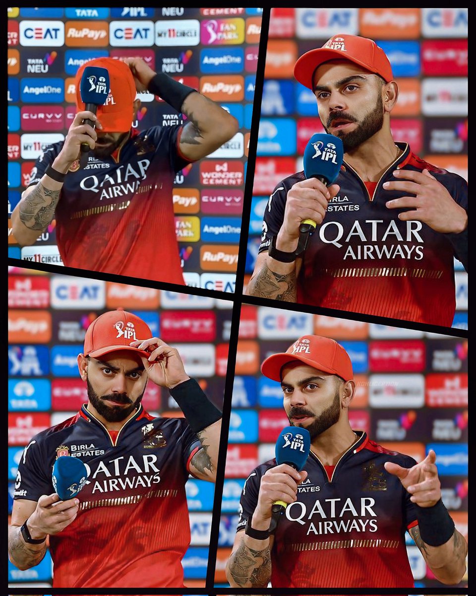 Orange cap holder - Virat Kohli