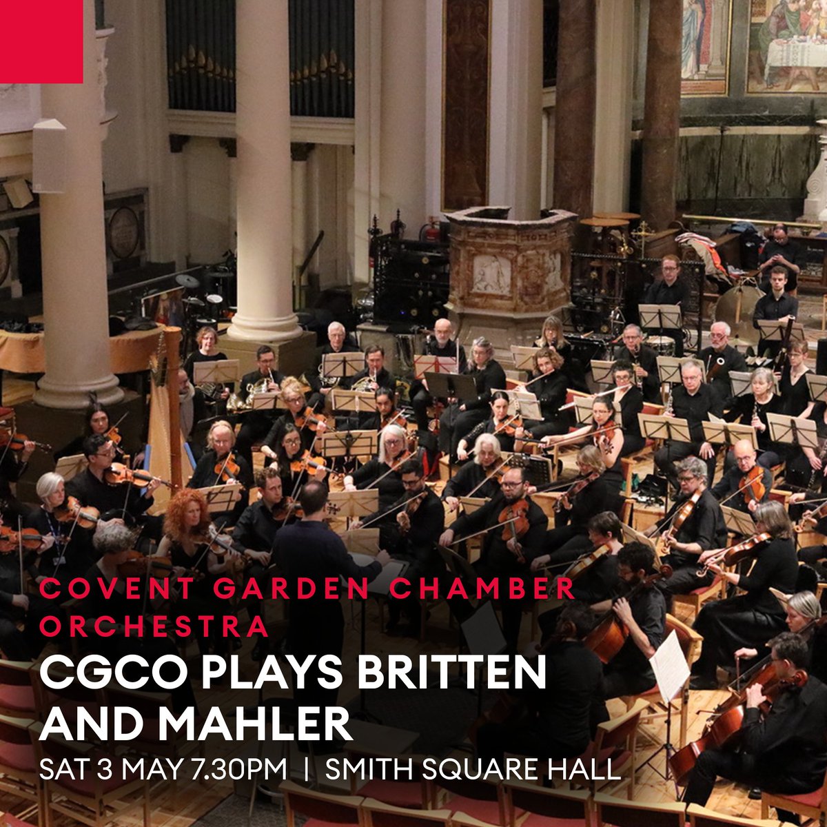 This week:

🌋 Messiaen’s blazing brass and gongs summon eternity, with Sinfonia Smith Square and Britten Sinfonia
🎻 Mahler’s heart-on-sleeve Adagietto and a rarely heard gem from CGCO’s young stars

&amp; more!

Book your spot: bit.ly/thisweekssq 🔗