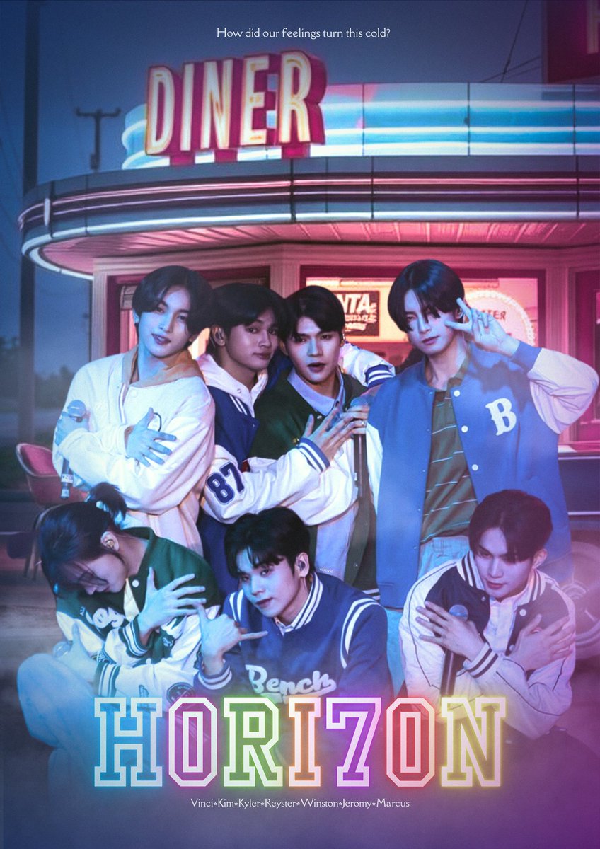 another episode of if HORI7ON had their own movie/series  🤗

my intrusive thoughts won, unang tingin ko sa original lighting ng pic nila 😭 medyo screaming ng ambiance na ganto kaya i just had to do it HAHA 😭

ang gwapo nila sa fits nilaa (as always naman) #HORI7ON #호라이즌