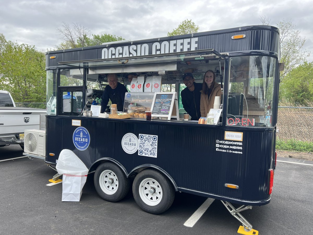 SOMPatriots's tweet image. What’s better than a food truck? A Coffee truck!☕️

@Yankees RHP Clayton Beeter supplied the team with a visit from Occasio Coffee as part of his MLB rehab assignment.