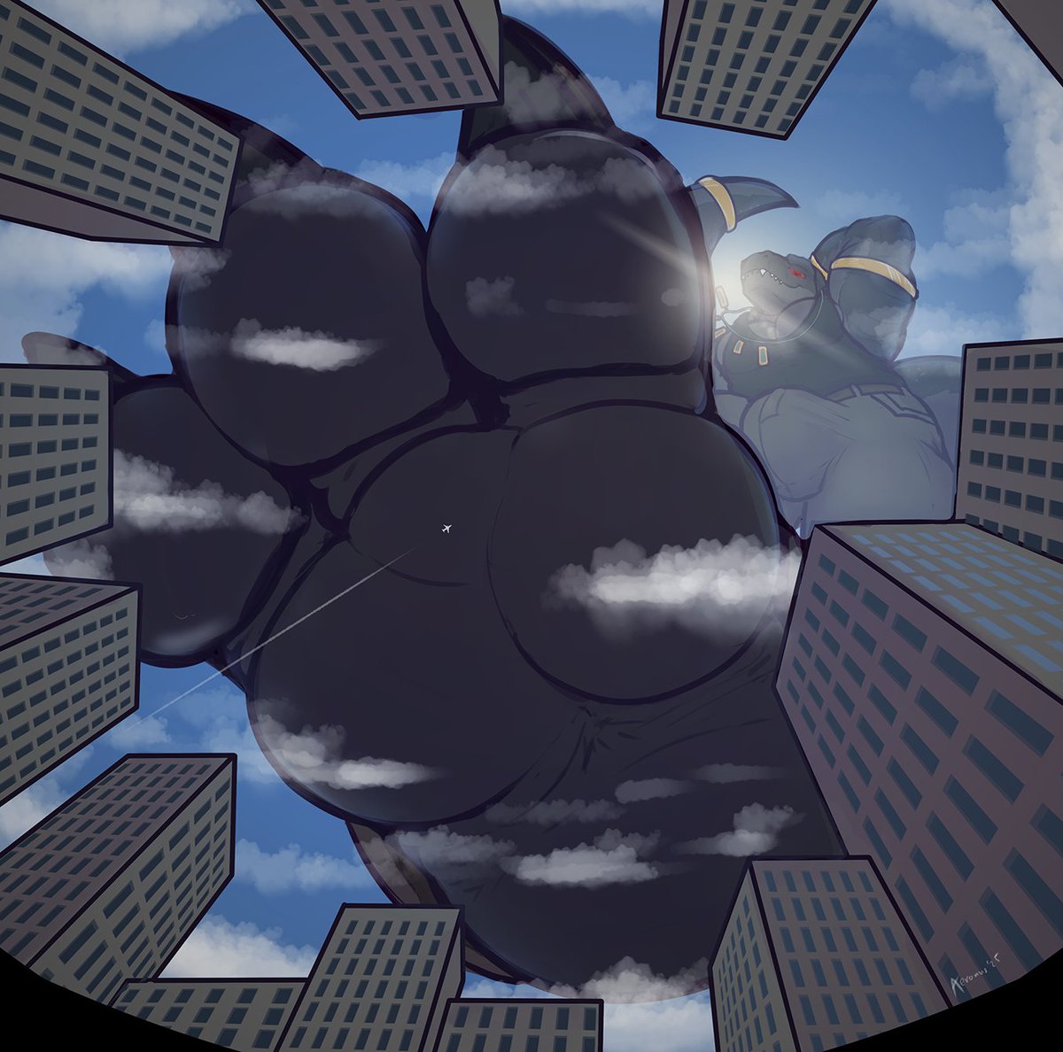 CW: Macro, NSFW
Better start running, ants~
A "little" birthday gift for <a href="/TyphekRex/">Typhek</a>!

(And big thanks to <a href="/xamzshark/">Xamz</a>  for helping out with the anatomy on this <3)