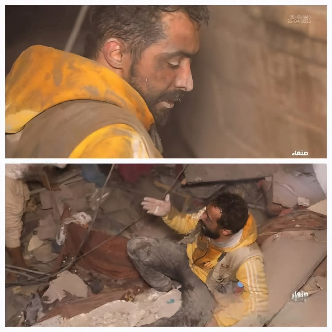 لم يكن يبحث عن الحياة..!
كان يبحث عن زوجته المدفونة تحت الركام..!!
عن روحه الممزقة بين أنقاض الألم والجراح..!!

طوال الليل...كان يحفر بيديه العاريتين.!!
حتى عثر عليها...شهيدة..طاهرة.على طريق القدس.!! 

هكذا نحن.نموت ولا نخون..!
ننزف ولا نتراجع عن نصرة غزة..!!
عن نصرة كل صرخة