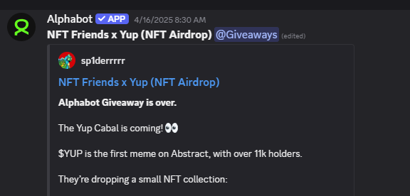 spiderNFA's tweet photo. Gm legends!

@moriusa_STPR 0.05 - 0.45 E
Gave out many GTD and FCFS spots and luckily some people minted during the FCFS phase as well

@yupforreal Free Airdrop - 0.35 E
Gave away 1 airdrop in the community and 1 through a giveaway on my X profile.

Secured @PlaySpaceRush Genesis Collection collab (300 supply, FREE MINT)

Only for my @NFTFRIENDSALPHA holders. 
If you are not part of NFA yet, you are missing out on a lot.