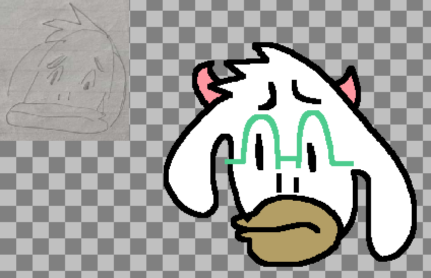 <a href="/tobyfox/">tobyfox</a> Someone commented this Ralsei doodle looked like he had Homer's mouth so I made this