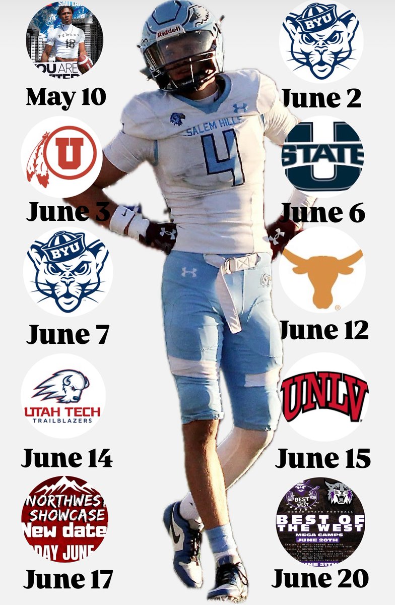 Peyton Higginson (@peytonhigginson) on Twitter photo I had to switch it up a bit! June gonna be 🔥! <a href="/weberstatefb/">Weber State Football 🏈</a> <a href="/Utah_Football/">Utah Football</a> <a href="/BYUfootball/">BYU FOOTBALL</a> <a href="/USUFootball/">USU Football</a> <a href="/TexasFootball/">Texas Football</a> <a href="/unlvfootball/">UNLV Football</a> <a href="/UANextFootball/">All-America Game</a> <a href="/UtahTech_Fball/">Utah Tech Football</a> <a href="/247Sports/">247Sports</a>
<a href="/BrandonHuffman/">Brandon Huffman</a> <a href="/adamgorney/">Adam Gorney</a> big thanks to my parents for investing in me! ❤️ I had to switch it up a bit! June gonna be 🔥! <a href="/weberstatefb/">Weber State Football 🏈</a> <a href="/Utah_Football/">Utah Football</a> <a href="/BYUfootball/">BYU FOOTBALL</a> <a href="/USUFootball/">USU Football</a> <a href="/TexasFootball/">Texas Football</a> <a href="/unlvfootball/">UNLV Football</a> <a href="/UANextFootball/">All-America Game</a> <a href="/UtahTech_Fball/">Utah Tech Football</a> <a href="/247Sports/">247Sports</a>
<a href="/BrandonHuffman/">Brandon Huffman</a> <a href="/adamgorney/">Adam Gorney</a> big thanks to my parents for investing in me! ❤️