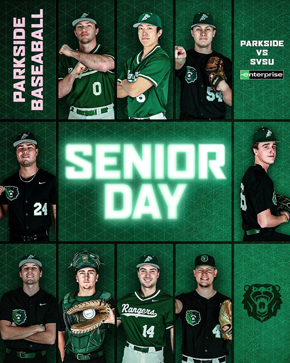 Today is for the seniors 🐻💚

⚾️ Saginaw Valley State 
📍 Historic Simmons Field 
⏰ 1:00 PM
📺 flobaseball.tv/watch
📊 statbroadcast.com/events/statmon…

#RangerIMPACT // #DefendTheDen