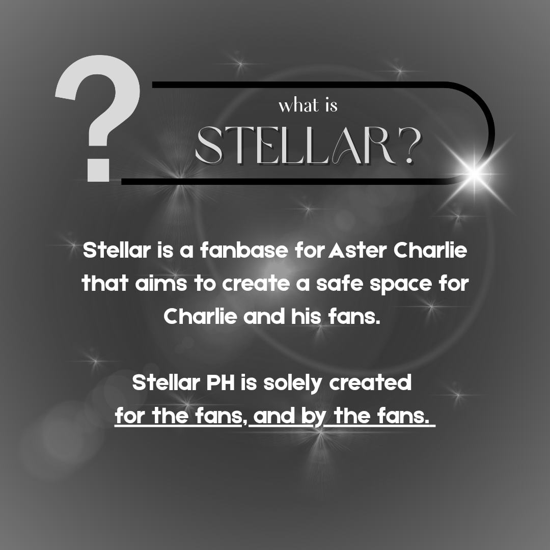 _stellarph's tweet photo. INTRODUCING: Stellar PH — A fanbase created for the fans, by the fans. 

#ASTER 
#ASTER_Charlie #StellarPH https://t.co/t3DfB0AzFl