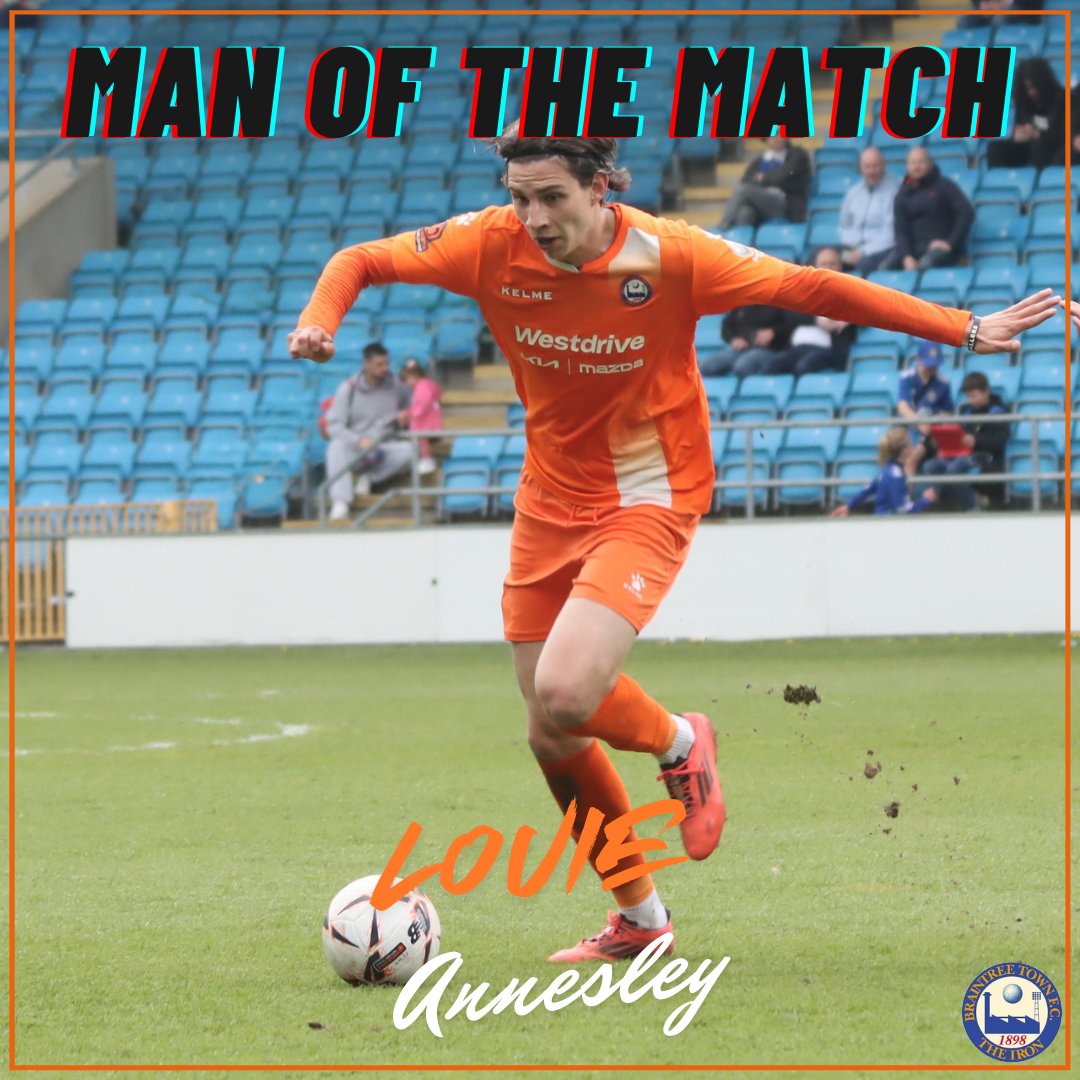 Filling in in the middle, Louie Annesley was your MOTM from yesterday's game against FC Halifax Town

#IronArmy #PubTeamFromEssex